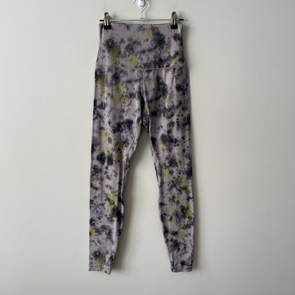 Lululemon 2021 Align Super-High-Rise Pant 28" Activewear Leggings Purple Gray 6 - Picture 2 of 8